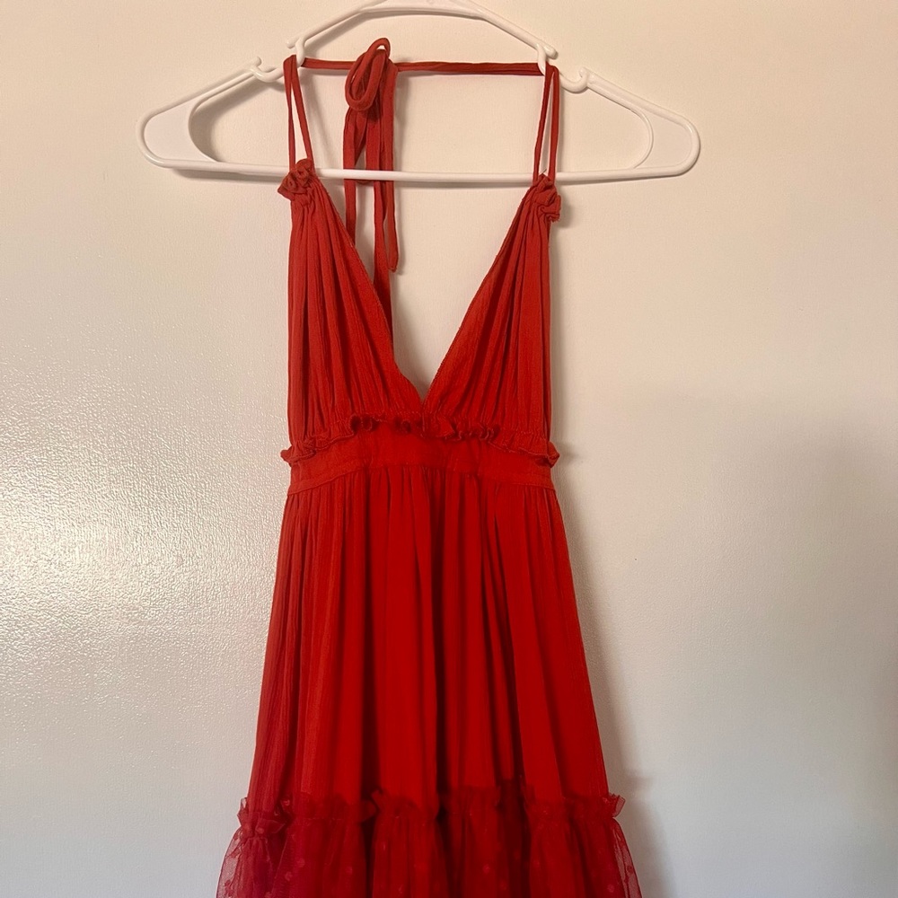 Red dress
